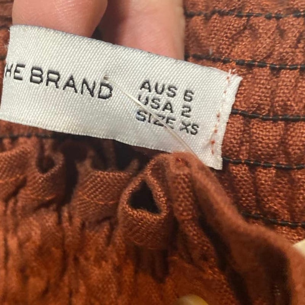 NWT Faithfull the Brand Anthropologie Lais Wide Leg Jumpsuit Linen Size 2 - Picture 8 of 11